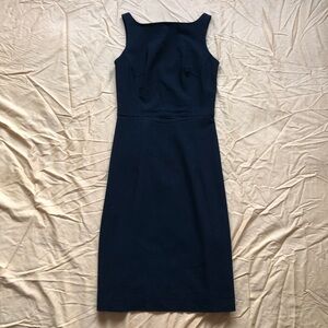 Express LBD Dress Black Midi Small 3/4